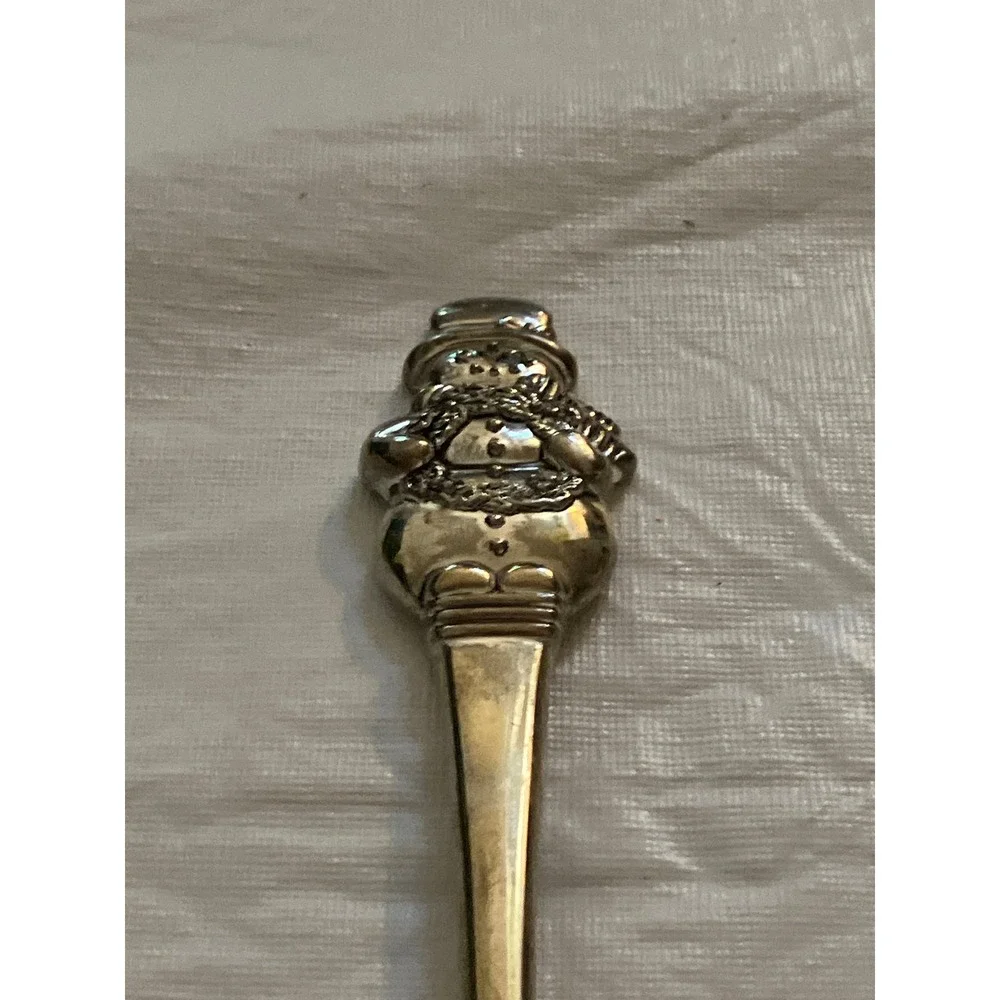 International Silver Company Silverplated Snowman Cake Server Pie Server Holiday